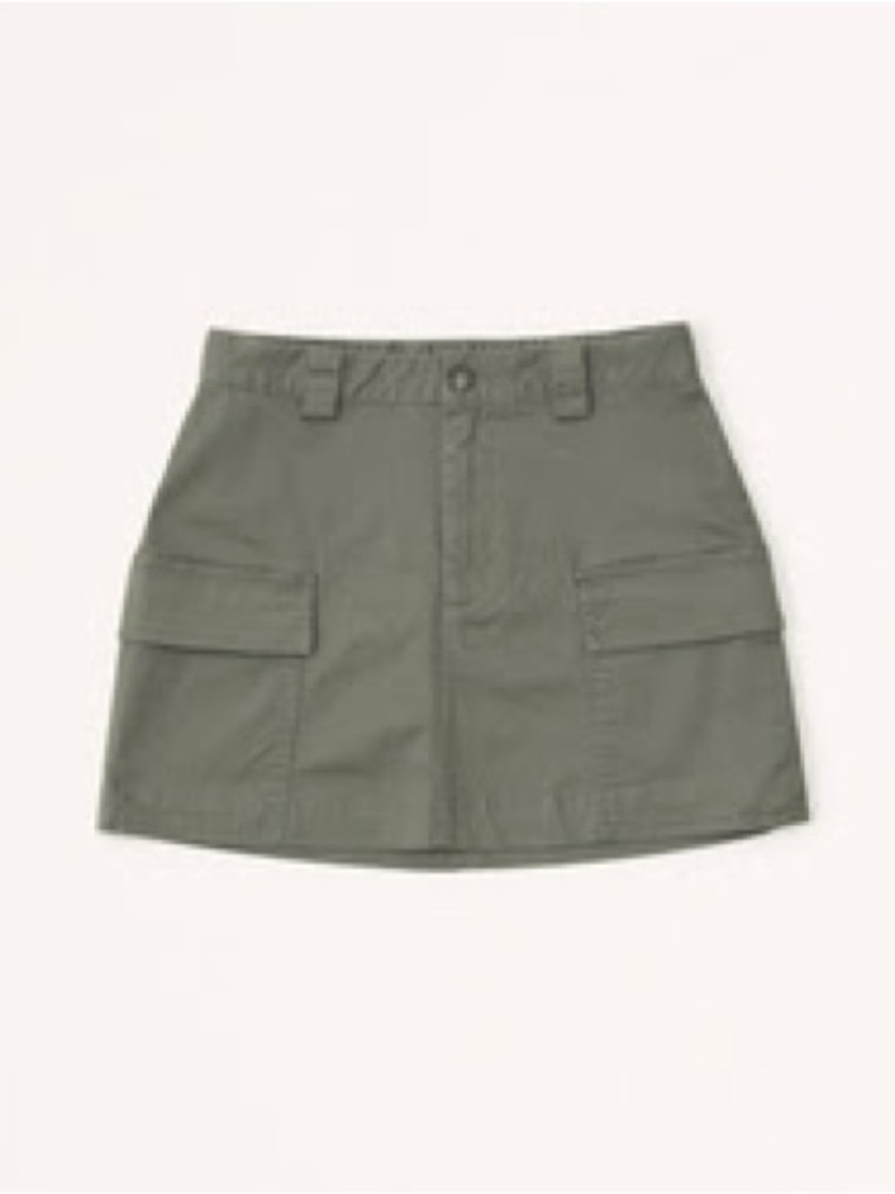 Abercrombie & Fitch Olive Green Utility Mini Skirt
